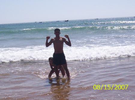 moi a la plage de tafedna